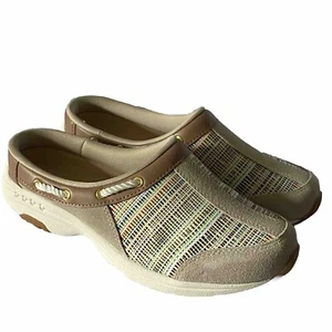 Easy Spirit Damenschuhe Größe 7,5 hellbraune und cremefarbene Pantoletten mit atmungsaktivem Design " - Bild 1 von 14