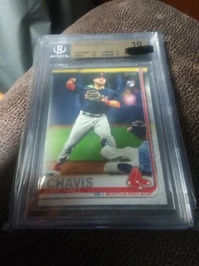 2019 Topps Update Michael Chavis Rookie RC BGS 10 Pristine Boston Red Sox US170 - Picture 1 of 2