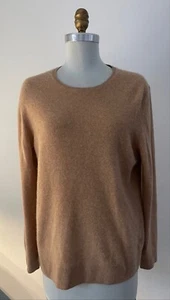 SAKS FIVE AVE hellbrauner 100% Kaschmir Pullover~XL~QUALITÄT~SCHÖN - Bild 1 von 2