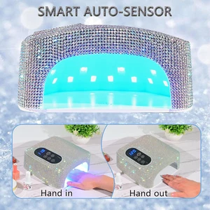 72W UV LED Nail Lamp,Rechargeable Cordless Nail Dryer,Portable UV Led Nail Li... - Picture 1 of 7