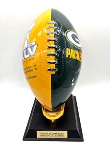 Danbury Mint Green Bay Packers Super Bowl XLV NFL Football Championship Trophy 2 - Picture 1 of 6