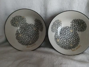 Disney Mickey Love Bowl Set Of Two - Picture 1 of 4