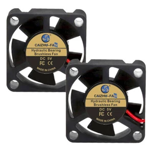 2STK Lüfter Gehäuselüfter 5V 12V 24V für PC Computer 30x30x10mm 30mm leise FAN - Bild 1 von 5