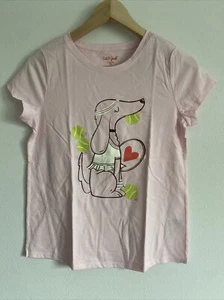 Cat & Jack Short Sleeve T-Shirt -Girl's Size L (10-12) Plus NEW - Picture 1 of 5