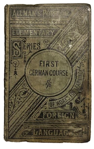 Allman's Popular Foreign Language ~ 1850 German Text: SHIPS FREE & INSURED - Picture 1 of 9