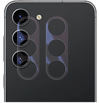 FONETEK 2x Camera Lens Protector Hard Tempered Glass Cover Guard for Samsung Galaxy S23