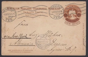 México, 1909. Tarjeta Postal H&G 113 , Veracruz - Dessau - Bild 1 von 1