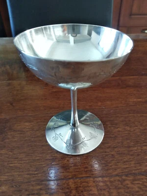 coppetta stile antico placcata argento - usata - Immagine 1 di 4