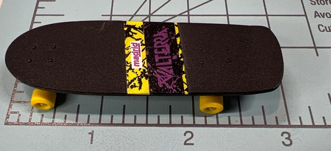 NECA BTTF Marty McFly Valterra Madrid Skateboard 1/12 Figure Custom Part Cover