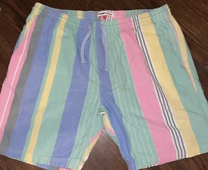 Tommy Hilfiguer Shorts Tommy Jeans Rainbow Stripe Shorts Size XL Men’s 01/21 - Picture 1 of 5