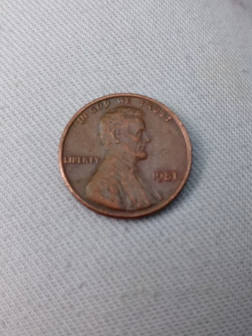 1981 Penny No Mint Mark Double Die Cover