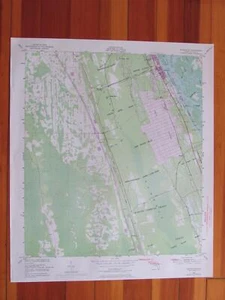 Edgewater Florida 1972 Original Vintage USGS Topo Karte - Bild 1 von 1