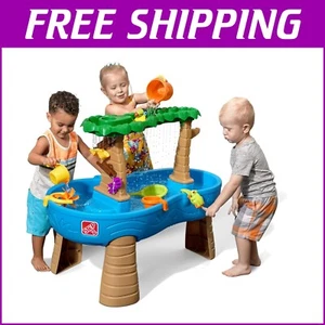 Durable Kids Water and Sand Playset - 13 Piece Tropical Sensory Toy for Toddlers - Picture 1 of 9
