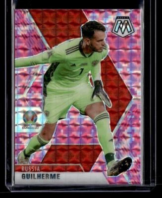 2021 Panini Mosaic UEFA EURO #70 Guilherme Mosaic Camo Pink - Image 1 of 2