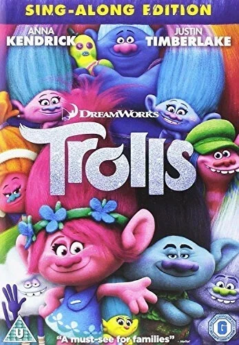Trolls DVD (2017)  Justin Timberlake  BRAND NEW FACTORY SEALED UK ISSUE 2 x DVD - Image 1 of 1
