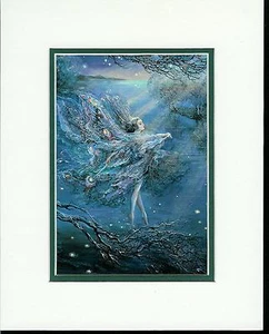 Where Moonbeams Fall Josephine Wall edición abierta impresión mate se adapta al marco ❤ de 8x10 - Imagen 1 de 1