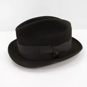Sombrero para hombre STETSON TWENTY marrón oscuro 7-1/4 The Sovereign Mode Edge Rothschild - Imagen 1 de 15