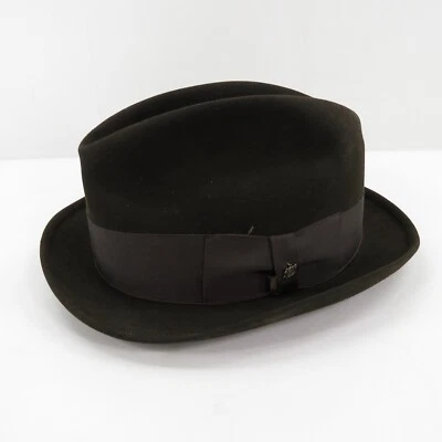 Sombrero para hombre STETSON TWENTY marrón oscuro 7-1/4 The Sovereign Mode Edge Rothschild Foto 1 de 4