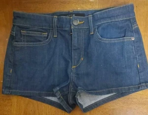 Joe's Jeans Women’s Nahya Dark Wash Blue Mini Denim Jean Shorts Size 26 - Picture 1 of 9