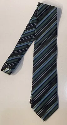 Covington Mens Necktie 100% Polyester Striped Tie - 58”x 3.50" - Image 1 of 4