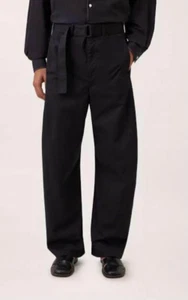 Pantalones LEMAIRE Anchos Denim Twist Talla 46 Negros - Imagen 1 de 6