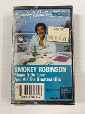 Blame It on Love and All the Great Hits by Smokey Robinson Cassette - Sealed - Image 1 of 2