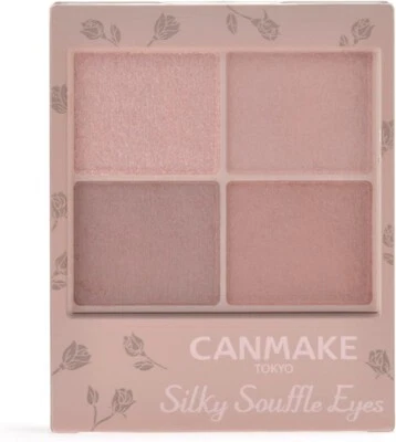 CANMAKE Silky Souffle Eyes 3.8g Matte Type M06 Lima Greige 4-Color Eyeshadow - Image 1 of 4