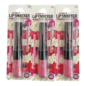 (3) Lip Smacker Layer-It Beerencreme Kuchen Schicht 523 Lipgloss versiegelt auf Karte - Bild 1 von 6