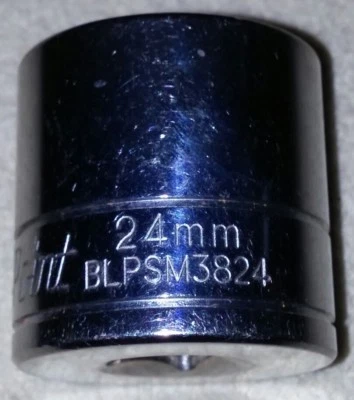 Blue Point BLPSM3824 24mm Standard Depth Metric Socket 3/8" Drive 6 Point - Image 1 of 3
