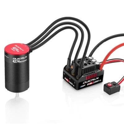 Hobbywing Quicrun WP 8BL150 G2 ESC with Ezrun 4274 G2 Motor Combo - Image 1 of 3