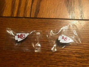 Lot Of 2  Kansas City Chiefs Classic Logo Tie Hat Football Team Pin - Picture 1 of 3