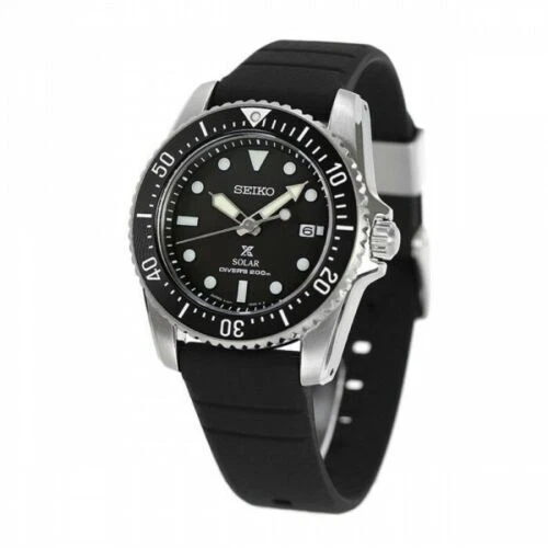 Seiko Prospex Men's Black Watch - SNE573P1