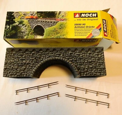 Noch - 58690 - Achtobel Brücke - H0 -Modellbau - Hartschaum - Brücke OVP  (A) - Bild 1 von 3