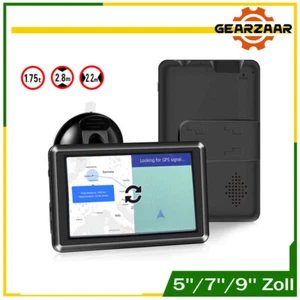 5''/7''/9'' Zoll LKW PKW KFZ GPS Navi Auto Navigationsgerät Navigation EU Karte - Bild 1 von 35