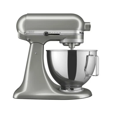 KitchenAid Deluxe 4.5 Quart Tilt-Head Stand Mixer Kitchen Silver, KSM97CU Grey - Image 1 of 4