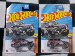 IN HAND 2025 new HOT WHEELS sealed ‘88 JEEP WAGONEER mainline lot of 2 HOT TRUCK - Picture 1 of 1