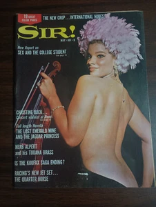 Sir! 1966 Denien Novak, Herb Albert,  Simmer Lee  Pinup Magazine - Imagen 1 de 8