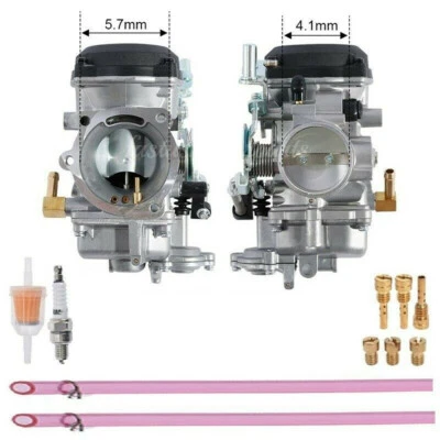 Carburador de doble leva para Harley Davidson Dyna Wide Super Glide Softail FXST Foto 1 de 4