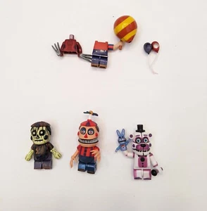 Five Nights at Freddys Funtime Nightmare & Phantom Balloon Boy mini figure Lot - Picture 1 of 4