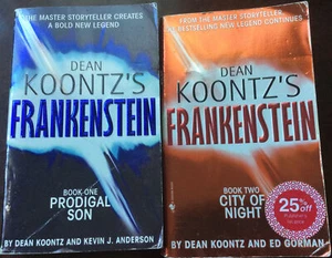 2 PBs by Dean Koontz: Frankenstein; Prodigal Son & City of Night - Foto 1 di 4