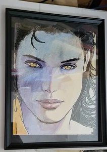 Sandman Pin-up #102 FRAMED What I've Tasted of Desire 2 by Milo Manara Yellow - Picture 1 of 3