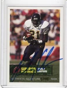 1994 Superior Rookies Autografi #7 Lindsey Chapman 5748/6000 - Foto 1 di 2