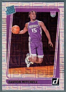 Donruss Davion Mitchell 2021-22 clasificación Rookie Choice Kings SP - Imagen 1 de 2