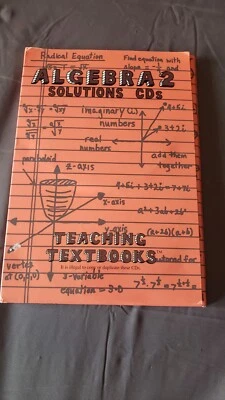Teaching Textbooks Algebra 2 Solutions CDs Complete Set Of 6 - Great Resource - Image 1 of 4