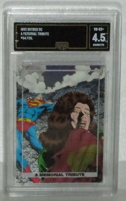 1992 SKYBOX DC A MEMORIAL TRIBUTE #S4 FOIL CARD VG-EX+ 4.5 BY GMA AWESOME RARE - Image 1 of 3