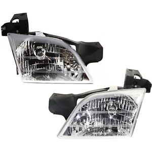 Headlight Assembly Set For 1997-05 Venture 1999-05 Montana Left Right With Bulb