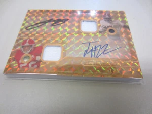 2024 Keepsake Dual Gem Patch Auto Ja’Corey Brooks/Justice Haynes GOLD TURN 1/1 - Picture 1 of 8