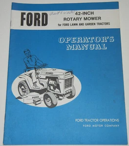 Ford 42 Zoll Kreiselmäher für Ford Rasen- & Gartentraktoren Betriebsanleitung - Bild 1 von 1