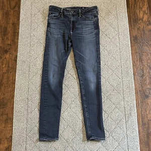 AG Adriano Goldschmied The Farrah Jeans Womens Size 27 Blue Skinny Crop Denim - Picture 1 of 10