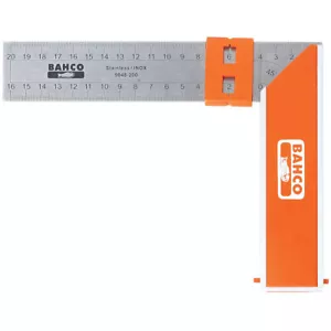 Bloque de aluminio Bahco 9048-250 y cuadrado de prueba de acero 250 mm (10 pulgadas) - Imagen 1 de 1